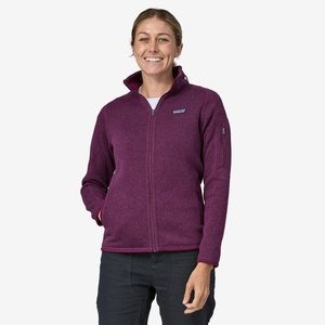 PATAGONIA - WOMEN'S BETTER SWEATER® FLEECE JACKET- NIGHT PLUM COLOR